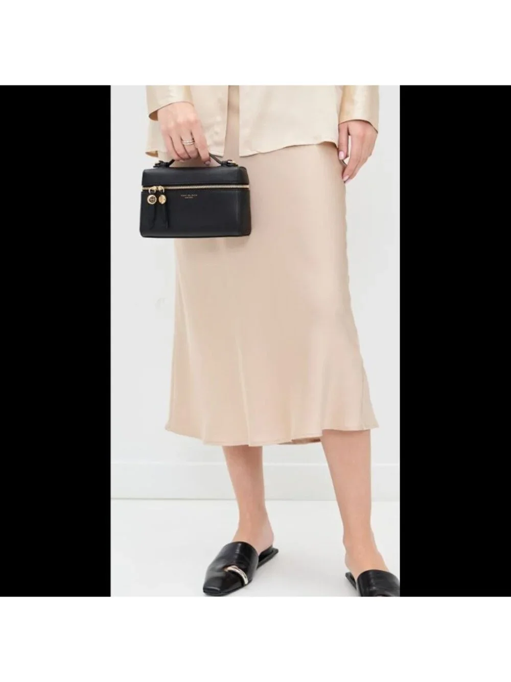 Tory Burch Romy Slim Mini Bag Black OS - Picture 4 of 13